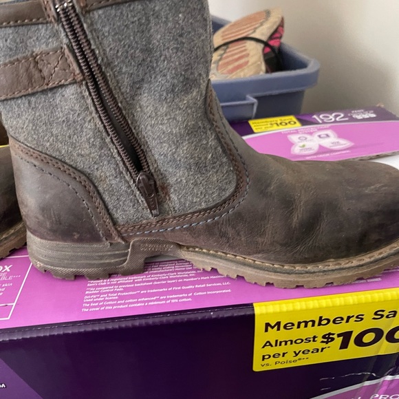 Women’s steel toe work boots zip up - Picture 4 of 7